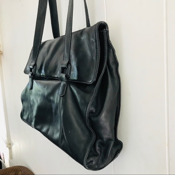 Tignanello Leather Laptop Two Strap Shoulder Bag - Picture 2 of 8